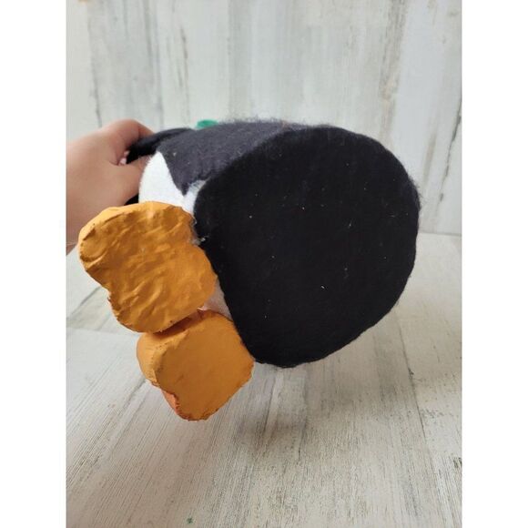 Felt penguin candy cane green hat Bell Xmas decor - Picture 5 of 5